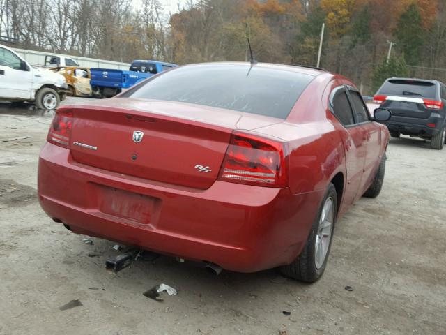 2B3KA53H18H185446 - 2008 DODGE CHARGER R/ RED photo 4