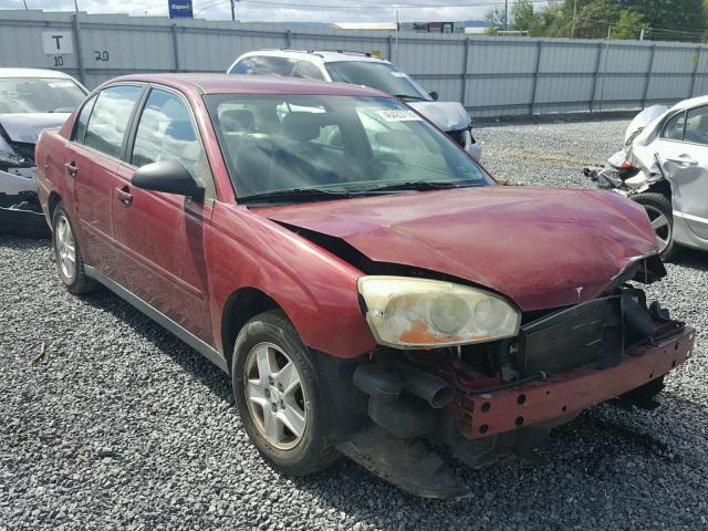 1G1ZT528X4F120530 - 2004 CHEVROLET MALIBU LS MAROON photo 1