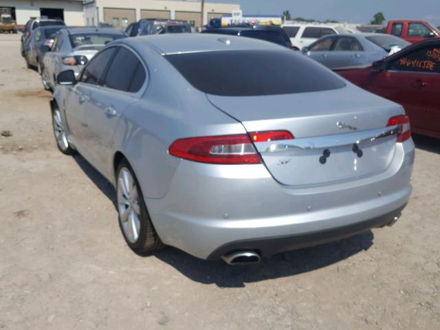 SAJWA0GB7ALR74672 - 2010 JAGUAR XF PREMIUM GRAY photo 3