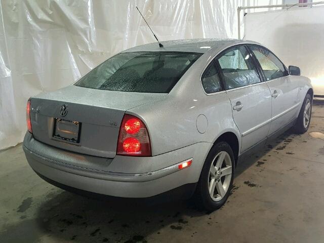 WVWRH63B64P046641 - 2004 VOLKSWAGEN PASSAT GLX SILVER photo 4