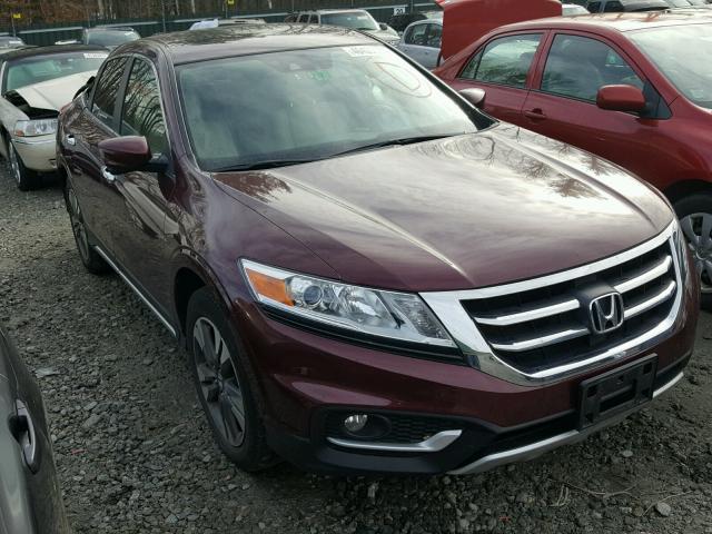 5J6TF2H58DL004304 - 2013 HONDA CROSSTOUR MAROON photo 1