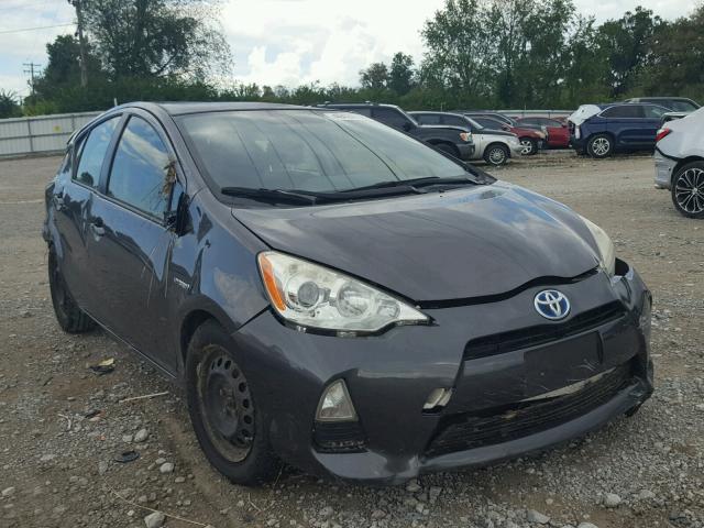 JTDKDTB37C1504811 - 2012 TOYOTA PRIUS C CHARCOAL photo 1