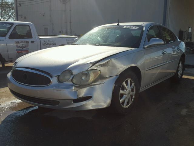 2G4WD532651256367 - 2005 BUICK LACROSSE C SILVER photo 2