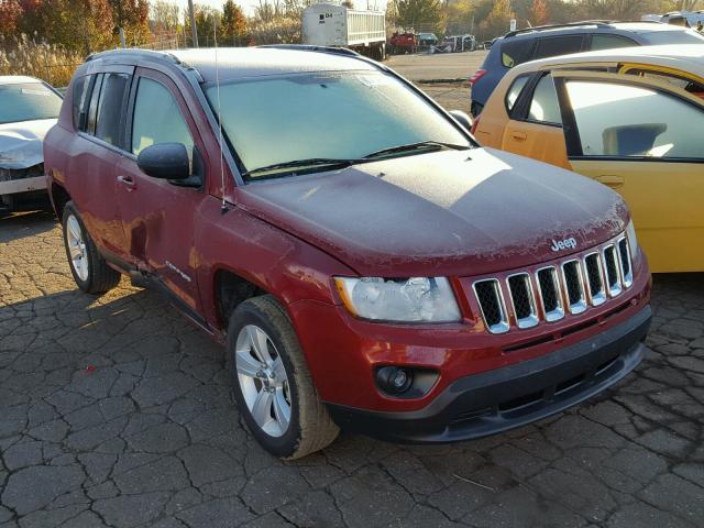 1J4NT1FB2BD195455 - 2011 JEEP COMPASS SP RED photo 1