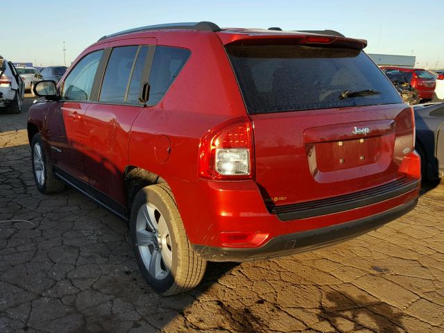 1J4NT1FB2BD195455 - 2011 JEEP COMPASS SP RED photo 3