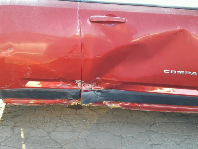 1J4NT1FB2BD195455 - 2011 JEEP COMPASS SP წითელი ფოტო 9