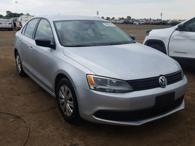3VW2K7AJ9EM416326 - 2014 VOLKSWAGEN JETTA BASE SILVER photo 1