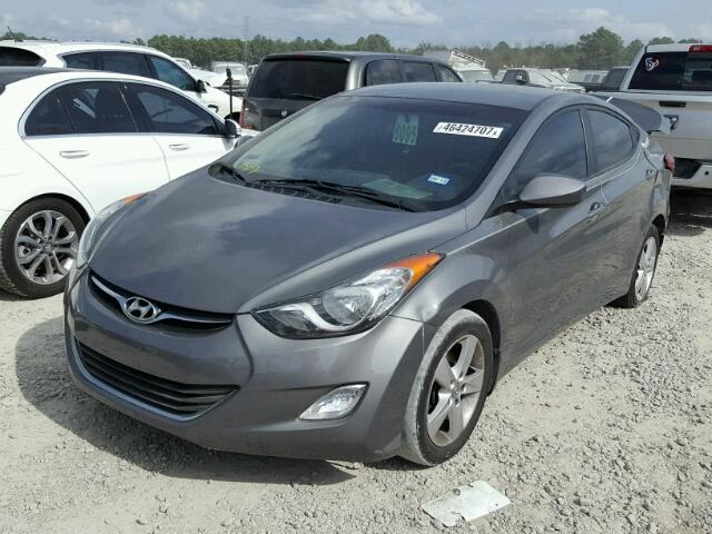 5NPDH4AE5DH432507 - 2013 HYUNDAI ELANTRA GL GRAY photo 2