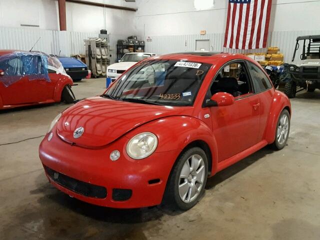 3VWFE21C03M422333 - 2003 VOLKSWAGEN NEW BEETLE წითელი ფოტო 2