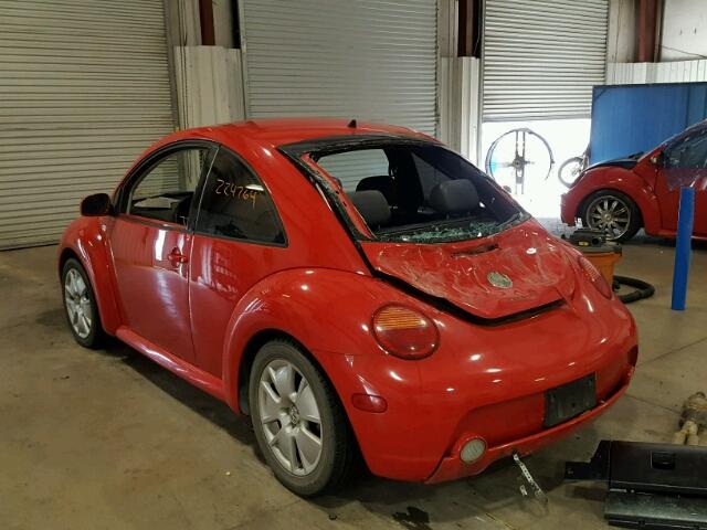 3VWFE21C03M422333 - 2003 VOLKSWAGEN NEW BEETLE წითელი ფოტო 3