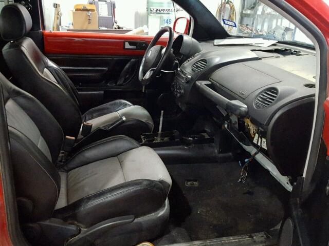 3VWFE21C03M422333 - 2003 VOLKSWAGEN NEW BEETLE წითელი ფოტო 5