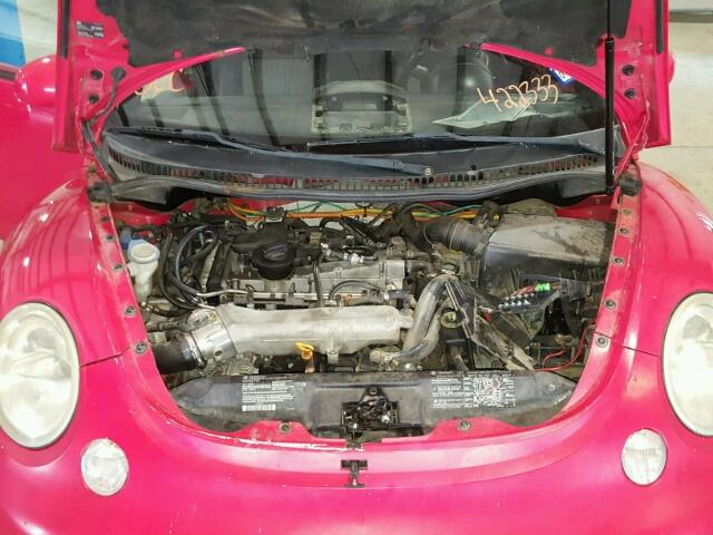 3VWFE21C03M422333 - 2003 VOLKSWAGEN NEW BEETLE წითელი ფოტო 7