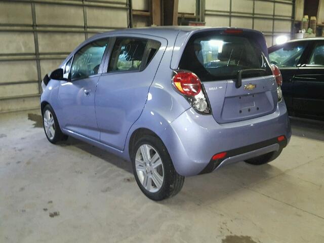 KL8CD6S98EC494199 - 2014 CHEVROLET SPARK 1LT PURPLE photo 3