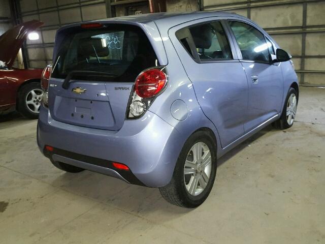 KL8CD6S98EC494199 - 2014 CHEVROLET SPARK 1LT PURPLE photo 4