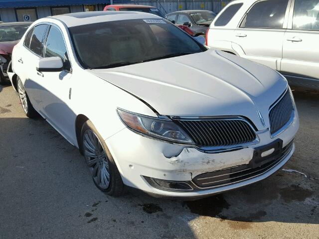 1LNHL9DK8DG608688 - 2013 LINCOLN MKS WHITE photo 1