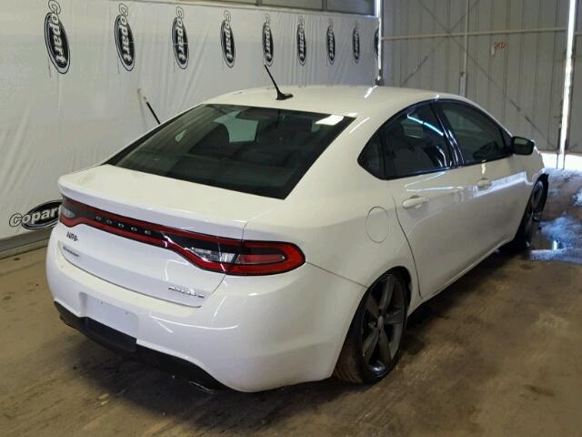 1C3CDFBA1DD308274 - 2013 DODGE DART SXT WHITE photo 4