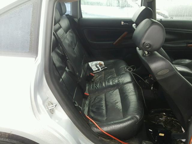 WVWRH63B72P347027 - 2002 VOLKSWAGEN PASSAT GLX GRAY photo 6