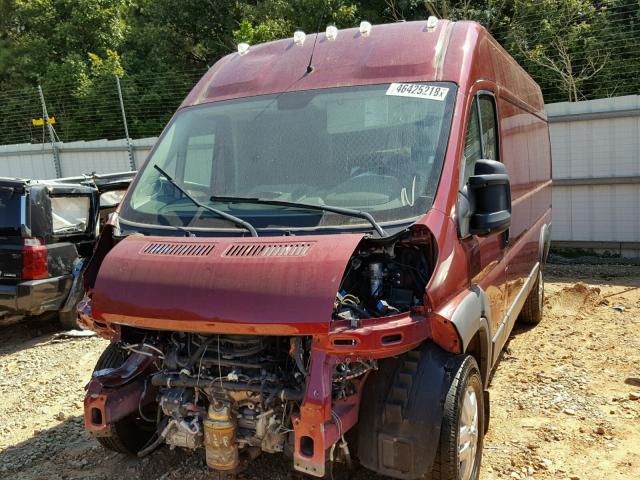 3C6URVJG6FE520498 - 2015 RAM PROMASTER 红色 照片 2