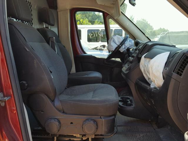 3C6URVJG6FE520498 - 2015 RAM PROMASTER 红色 照片 5