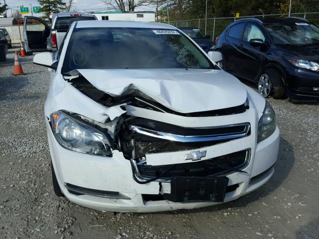 1G1ZH57B99F246584 - 2009 CHEVROLET MALIBU 1LT WHITE photo 9