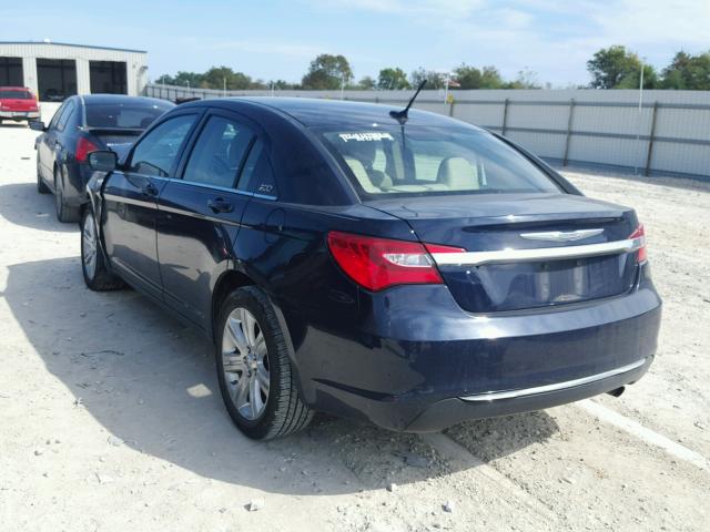 1C3CCBBB6DN578339 - 2013 CHRYSLER 200 TOURIN BLUE photo 3