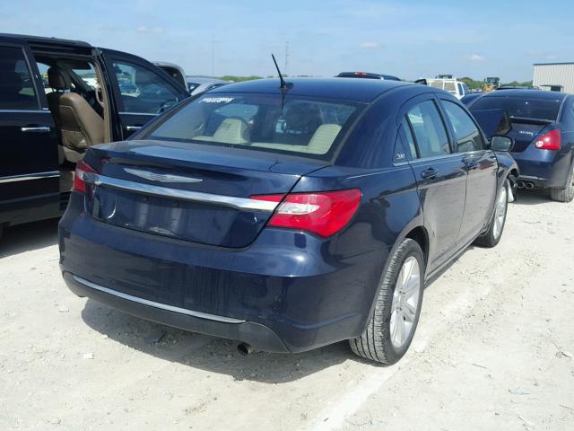 1C3CCBBB6DN578339 - 2013 CHRYSLER 200 TOURIN BLUE photo 4