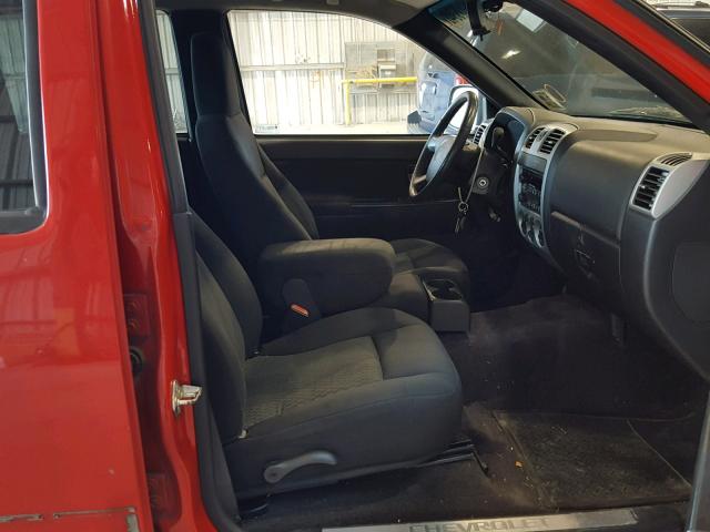 1GCCS339588224333 - 2008 CHEVROLET COLORADO L RED photo 5