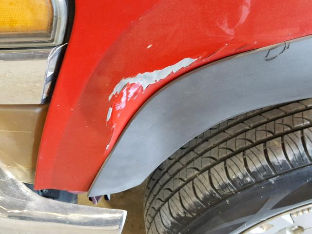 1GCCS339588224333 - 2008 CHEVROLET COLORADO L RED photo 9