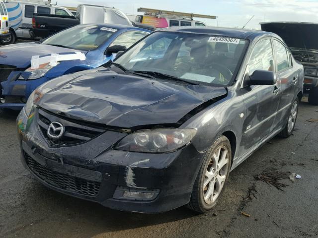 JM1BK324X71653220 - 2007 MAZDA 3 S BLACK photo 2