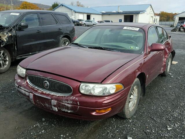 1G4HP54K82U268695 - 2002 BUICK LESABRE CU MAROON photo 2