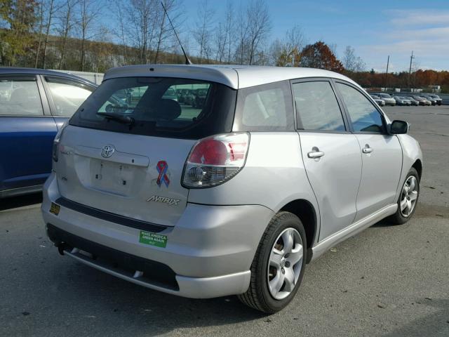 2T1KR30E08C694525 - 2008 TOYOTA COROLLA MA SILVER photo 4