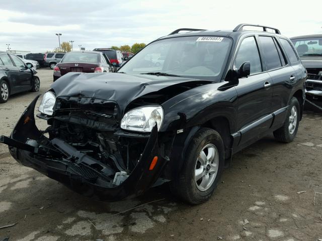 KM8SC73EX6U111474 - 2006 HYUNDAI SANTA FE G BLACK photo 2