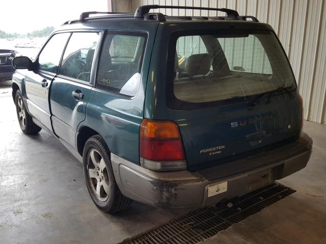 JF1SF6553XH729576 - 1999 SUBARU FORESTER S GREEN photo 3