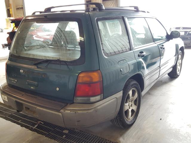 JF1SF6553XH729576 - 1999 SUBARU FORESTER S GREEN photo 4