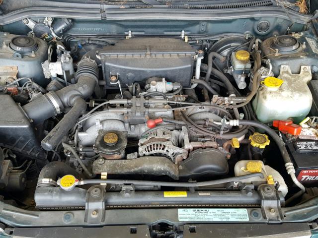 JF1SF6553XH729576 - 1999 SUBARU FORESTER S GREEN photo 7