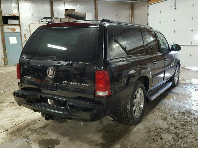 3GYFK66N26G150930 - 2006 CADILLAC ESCALADE E BLACK photo 4