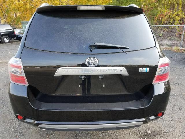 JTEBW3EH6A2045551 - 2010 TOYOTA HIGHLANDER BLACK photo 6