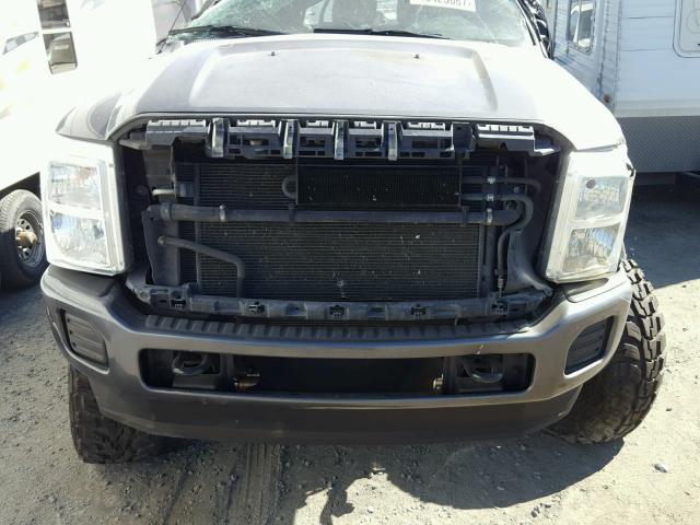 1FT7W2BT2BEA12494 - 2011 FORD F250 SUPER GRAY photo 7