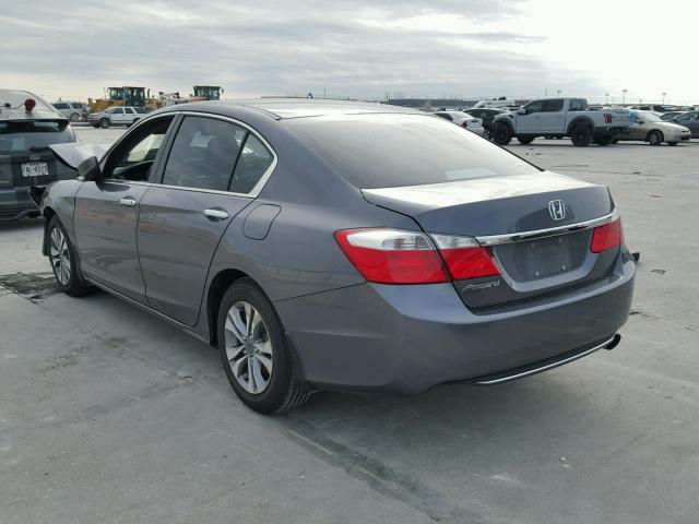 1HGCR2F3XEA295899 - 2014 HONDA ACCORD LX CHARCOAL photo 3