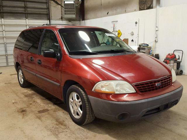 2FMZA5144YBC79476 - 2000 FORD WINDSTAR MAROON photo 1