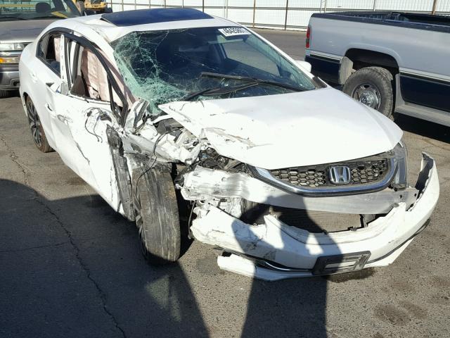 19XFB2F94FE051443 - 2015 HONDA CIVIC EXL 白色 照片 1