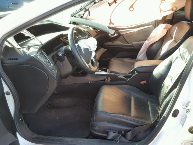 19XFB2F94FE051443 - 2015 HONDA CIVIC EXL 白色 照片 5