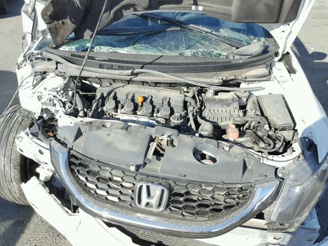 19XFB2F94FE051443 - 2015 HONDA CIVIC EXL WHITE photo 7