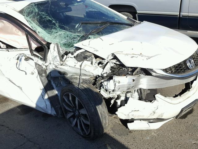 19XFB2F94FE051443 - 2015 HONDA CIVIC EXL 白色 照片 9