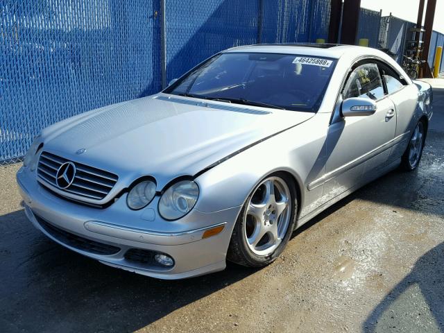 WDBPJ75J85A043989 - 2005 MERCEDES-BENZ CL 500 SILVER photo 2