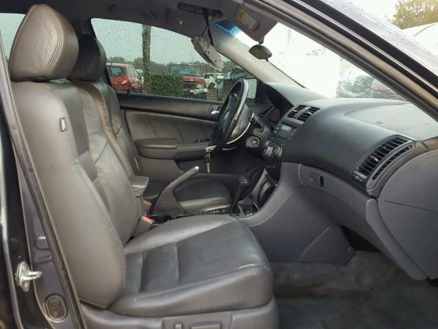 1HGCM66534A035527 - 2004 HONDA ACCORD EX GRAY photo 5