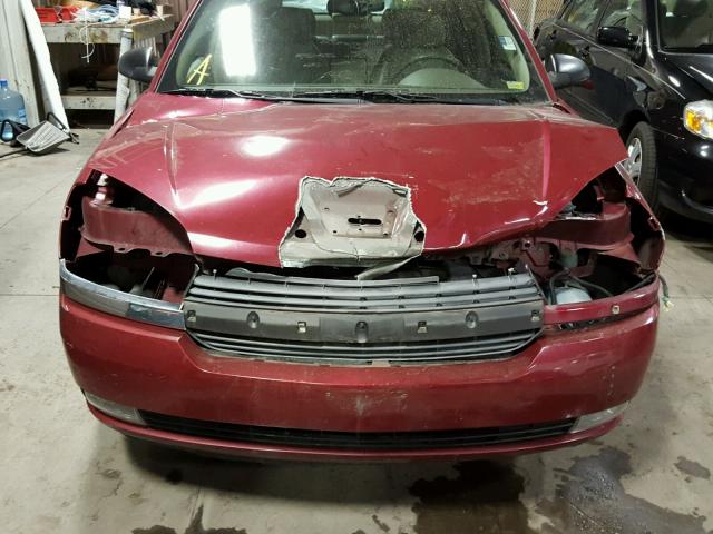 1G1ZU64875F142552 - 2005 CHEVROLET MALIBU MAX 栗色 照片 9