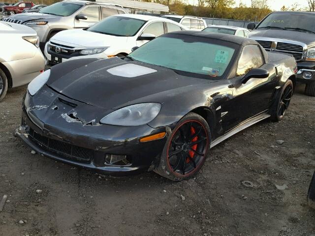 1G1YN2DT4C5800224 - 2012 CHEVROLET CORVETTE GRAY photo 2