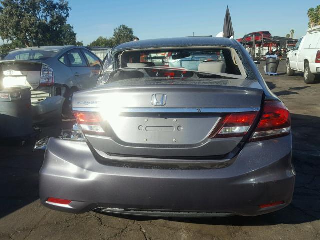 2HGFB2F88FH527450 - 2015 HONDA CIVIC EX გრაფიტი ფოტო 10