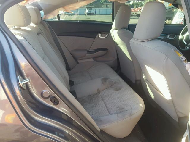 2HGFB2F88FH527450 - 2015 HONDA CIVIC EX გრაფიტი ფოტო 6